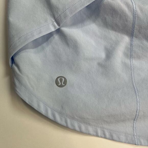 Lululemon Speed Up High-Rise Lined Short 2.5” Women’s Sz 10 Pastel Blue *01-24 - Picture 8 of 14